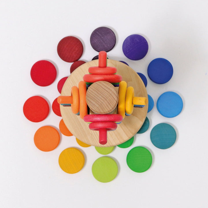 10312 Grimm's Wooden Rainbow Coins