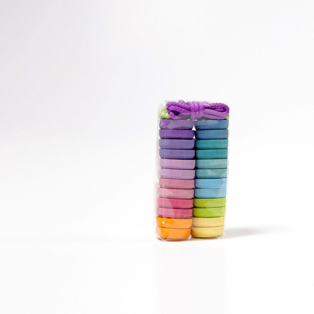 10318 Grimm's Pastel Threading Game Small Buttons