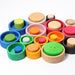 10351 Grimms Colored Stacking Bowls outside red