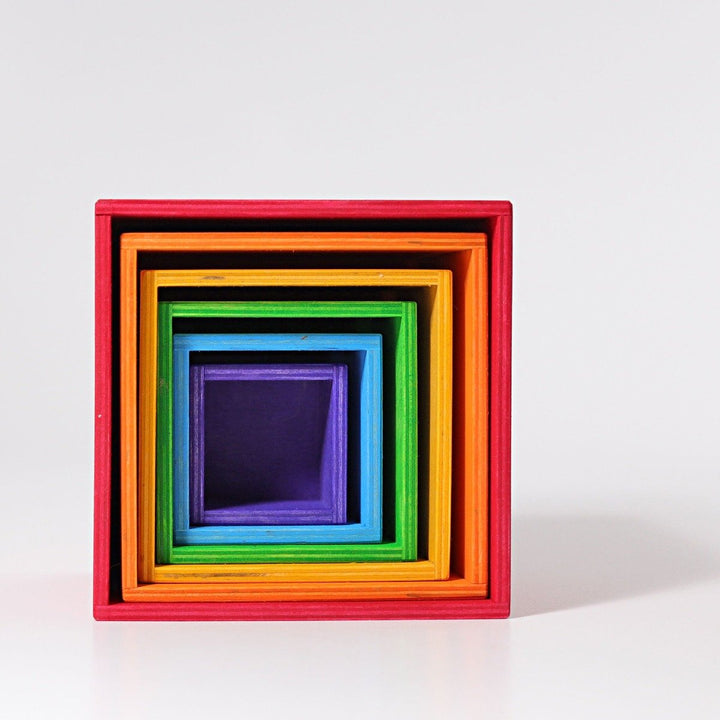 10370 Grimms Rainbow Stacking Boxes