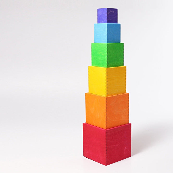 10370 Grimms Rainbow Stacking Boxes