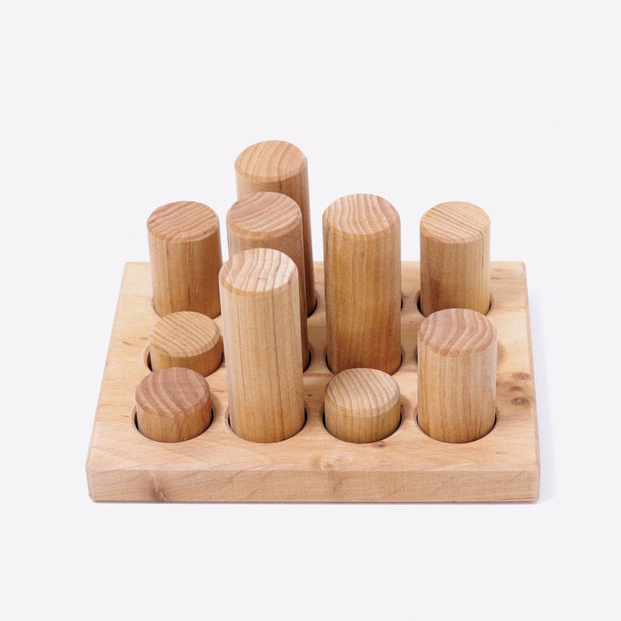 10573 Grimm's Stacking Game Small Natural Rollers