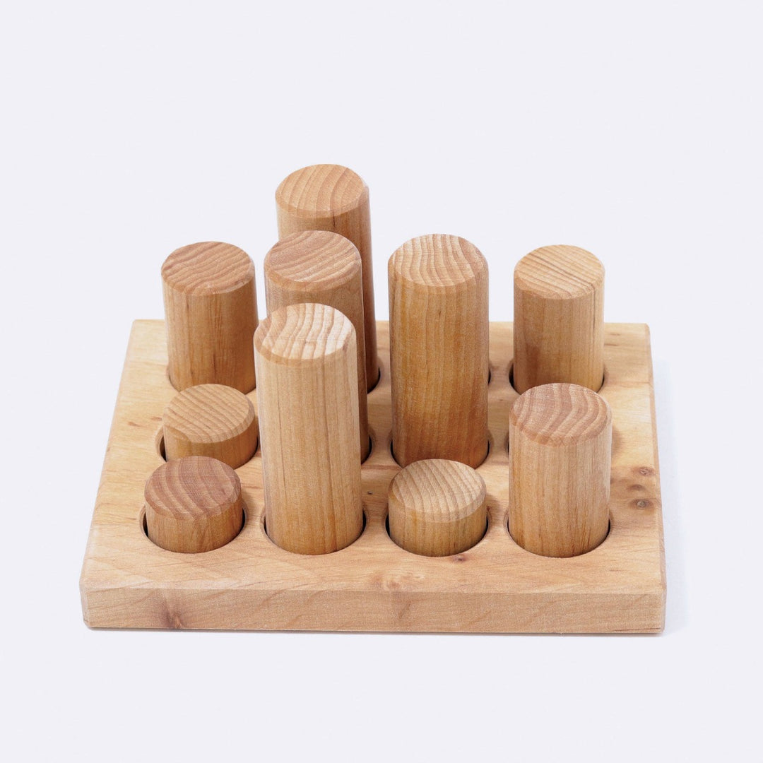 10573 Grimm's Stacking Game Small Natural Rollers
