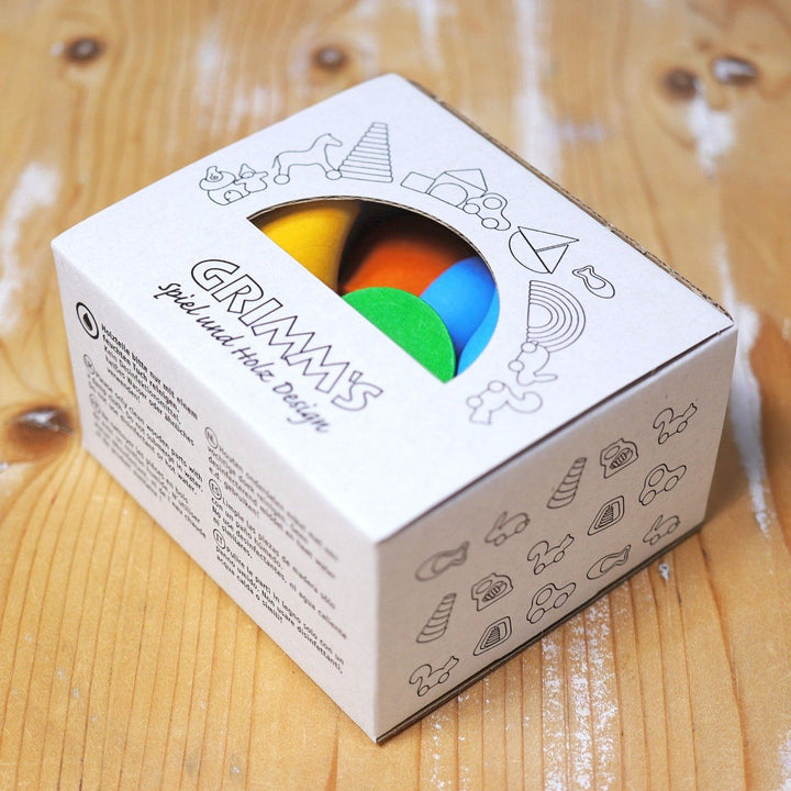 10585 Grimms Sorting Rainbow Mushrooms 12 pieces