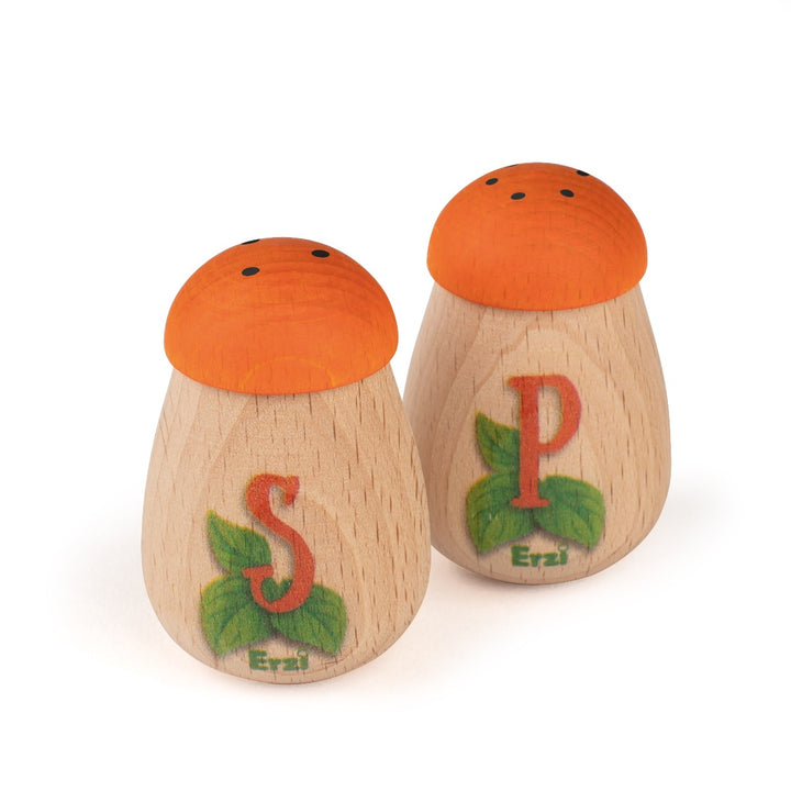 Erzi Wooden Salt & Pepper Shaker Play Food for Children's Pretend Play from Australia
