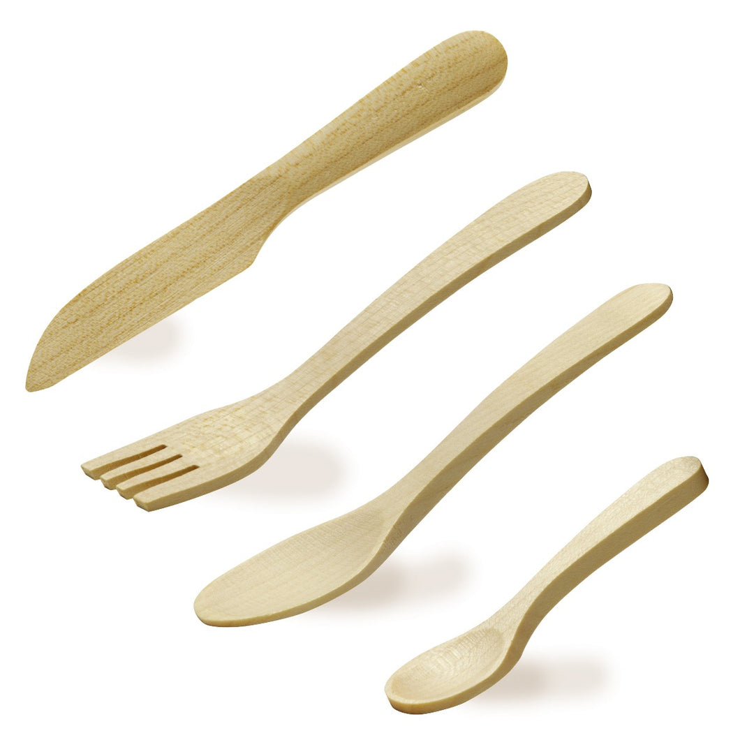 Erzi Wooden Cutlery Set for Children's Pretend Play from Australia