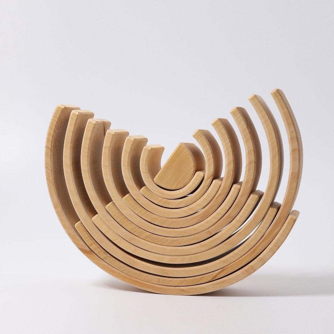 10669 Grimms Large Natural Tunnel 12 pieces