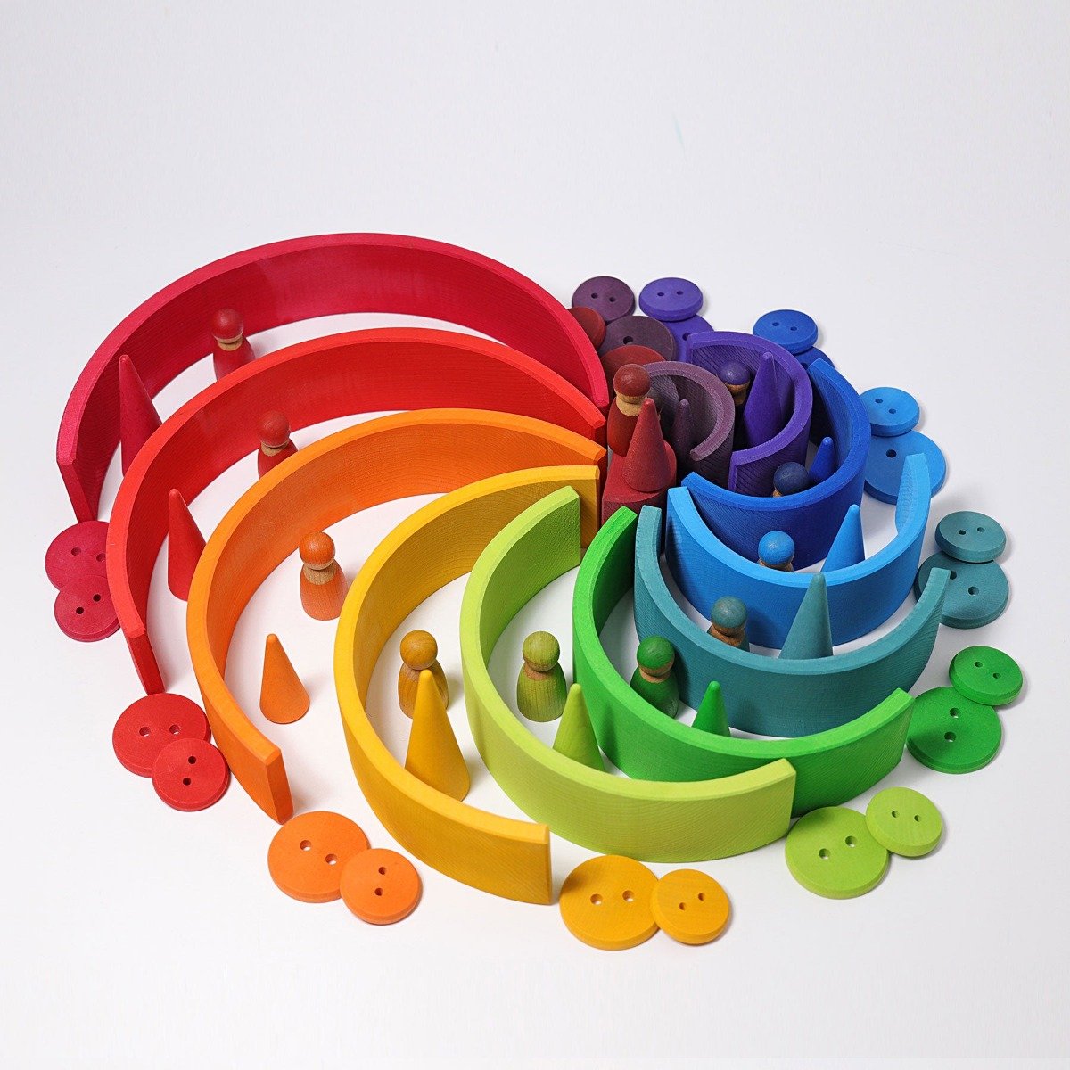 10670 Grimms Large Rainbow 12 pieces