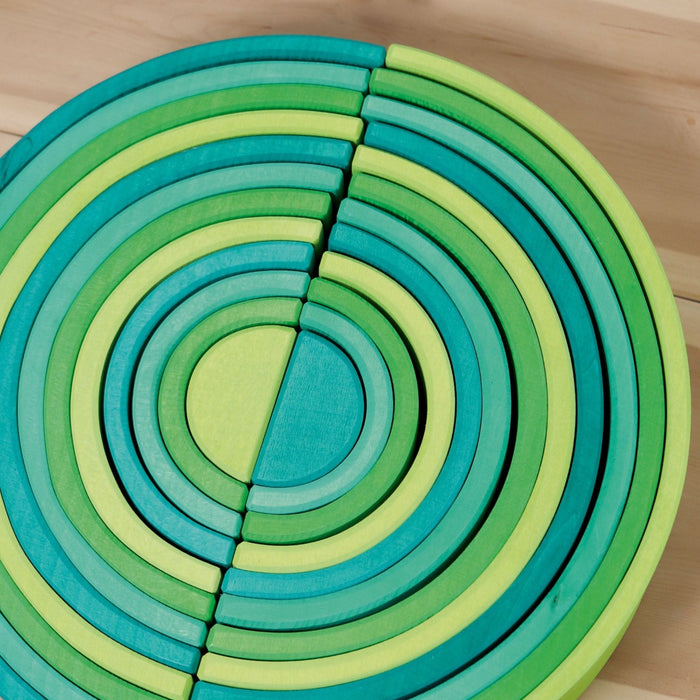 Grimm s Rainbow Forest Green Tunnel Large 12 Pcs Australia