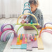 	10673 Grimms Large Pastel Rainbow Tunnel 12 pieces	