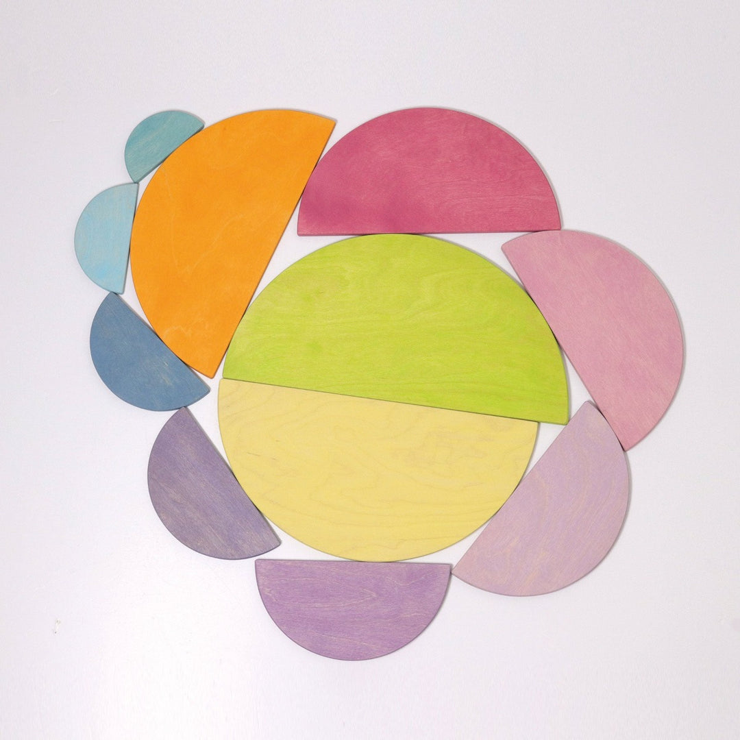 10674 Grimm's Pastel Semi Circles