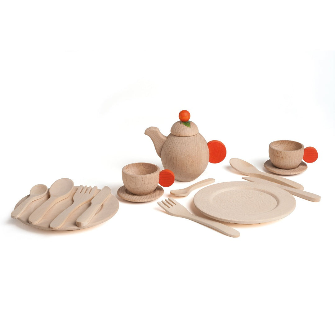 10678 Erzi Crockery Set Natural