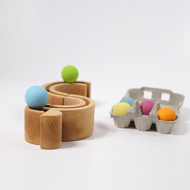 GR-10680 Grimm's Rainbow Natural Tunnel Medium 6 Pieces