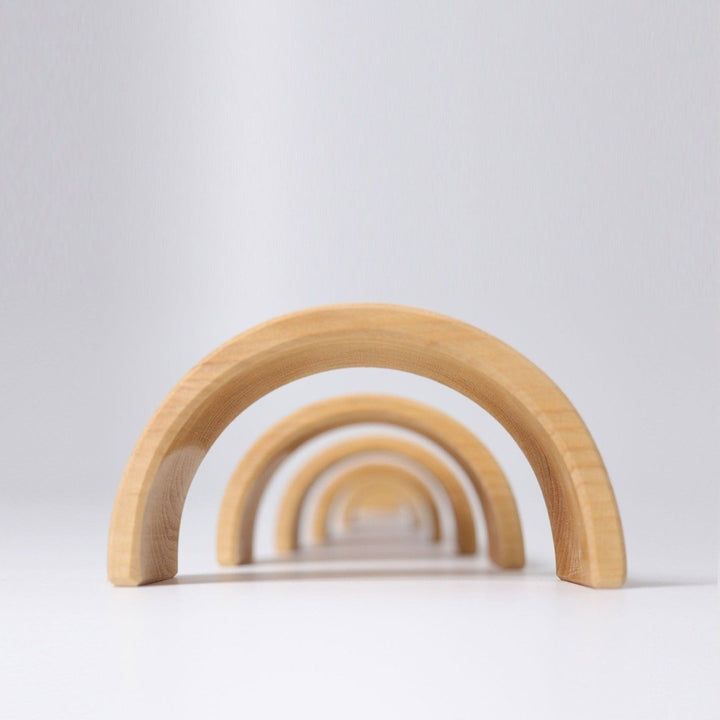 GR-10680 Grimm's Rainbow Natural Tunnel Medium 6 Pieces
