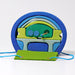 10881 Grimm's Portable Doll House blue-green