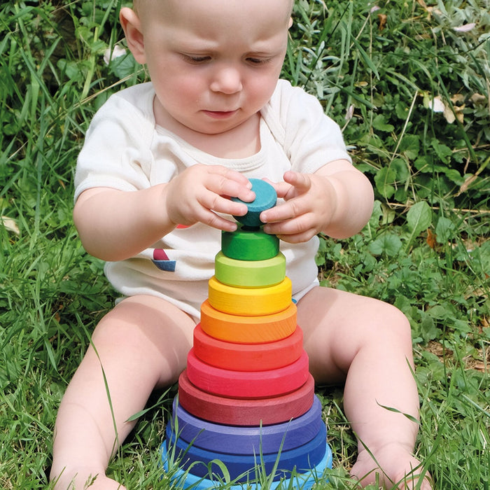 11000 Grimms Large Rainbow Conical Stacking Tower