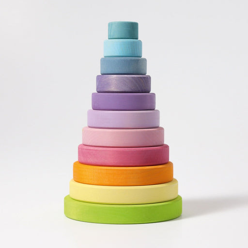 GR-11001 Grimm's Conical Stacking Tower Large Pastel
