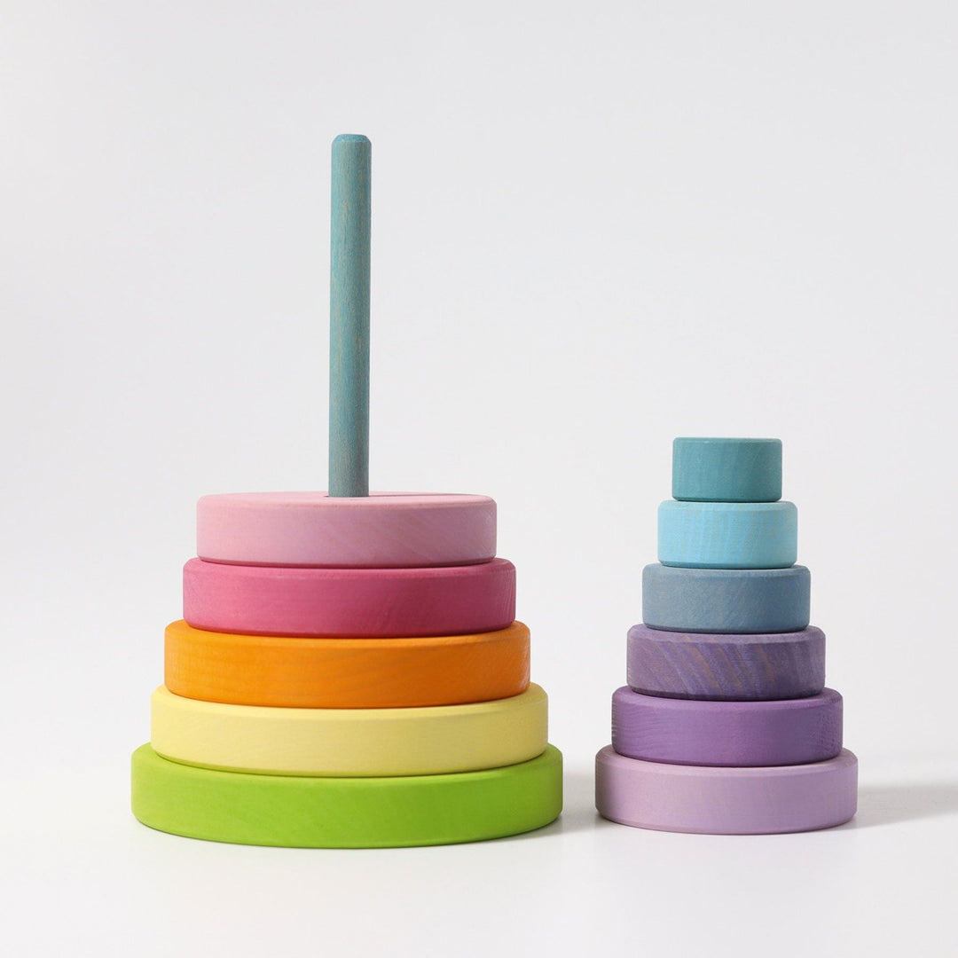 GR-11001 Grimm's Conical Stacking Tower Large Pastel