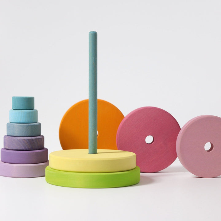 GR-11001 Grimm's Conical Stacking Tower Large Pastel