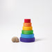 GR-11010 Grimm's Conical Stacking Tower Small Rainbow