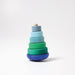 GR-11012 Grimm's Conical Stacking Tower Wobbly Blue