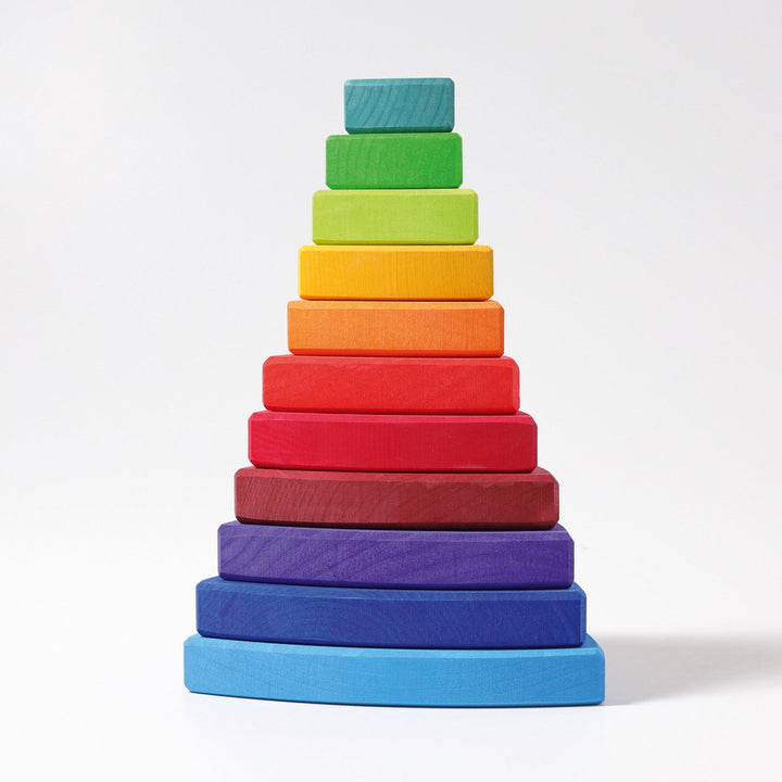 11030 Grimms Rainbow Triangle Stacking Tower