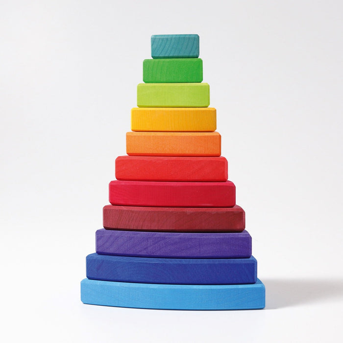 11030 Grimms Rainbow Triangle Stacking Tower