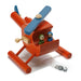 11040.1 Weizenkorn Wooden helicopter with Winch Red
