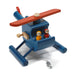 11040.3 Weizenkorn Wooden helicopter with Winch Blue