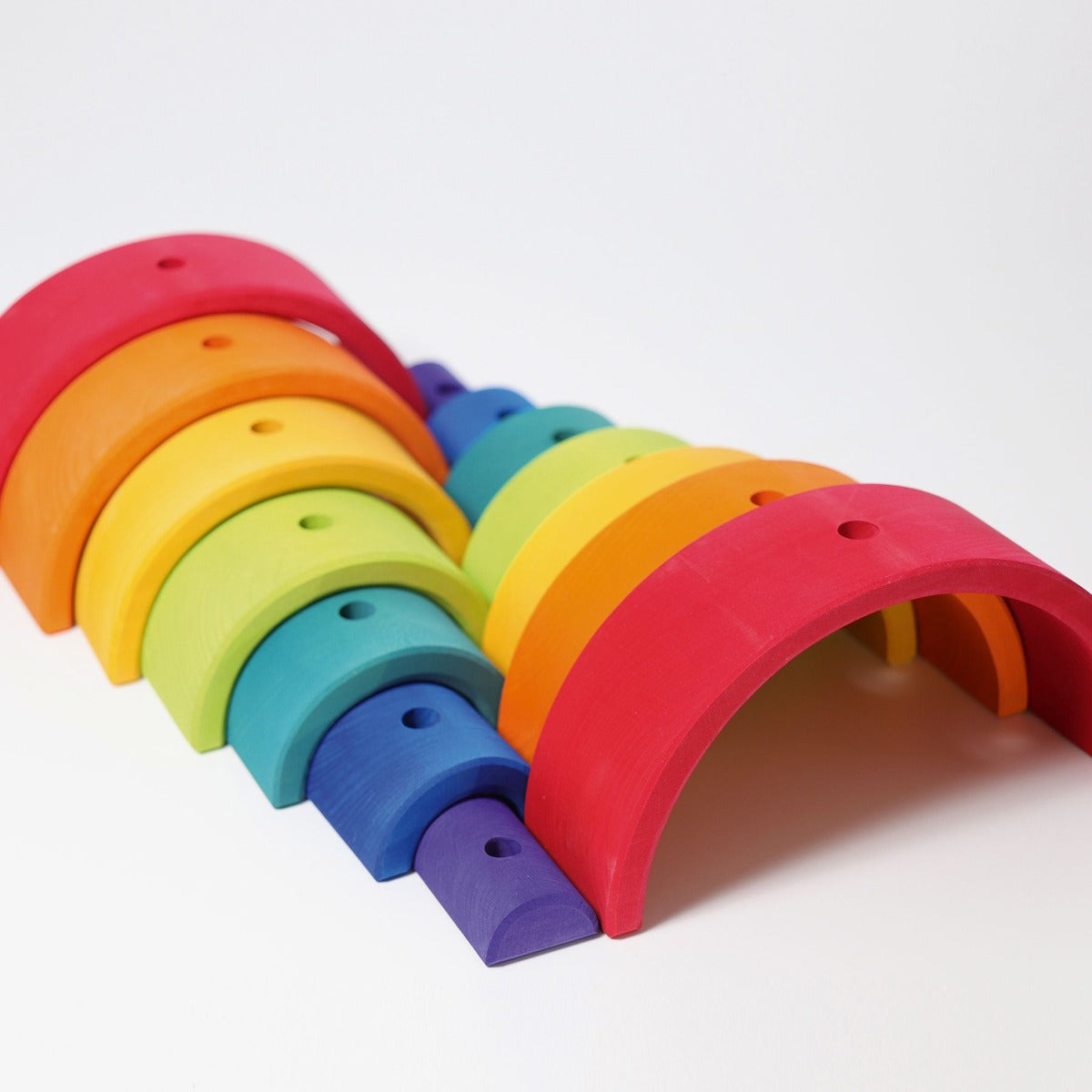 Grimm's Rainbow Stacking Tower from Oskar's Wooden Ark