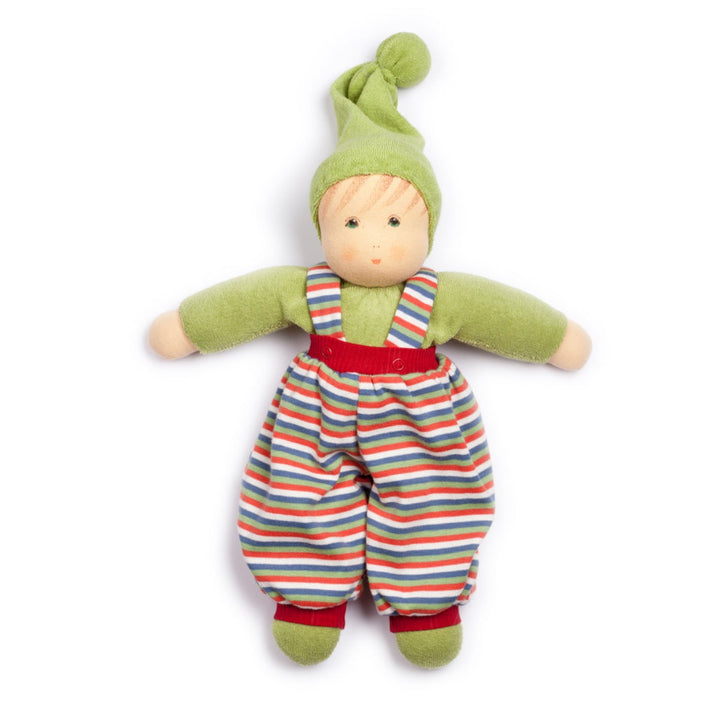 Nanchen Waldorf Doll in Striped Jumpsuit from Australia