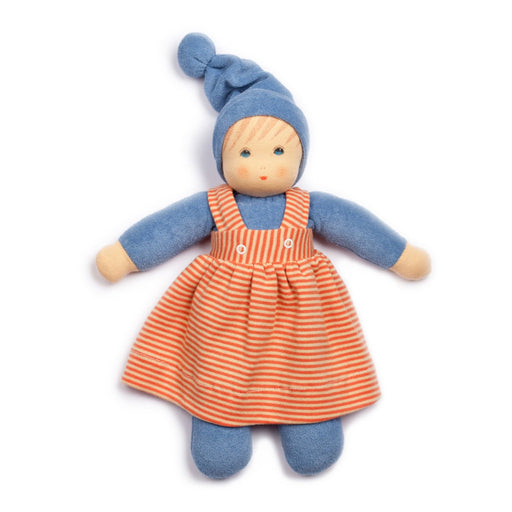 122045 Nanchen Natur Little Girl Doll Blue