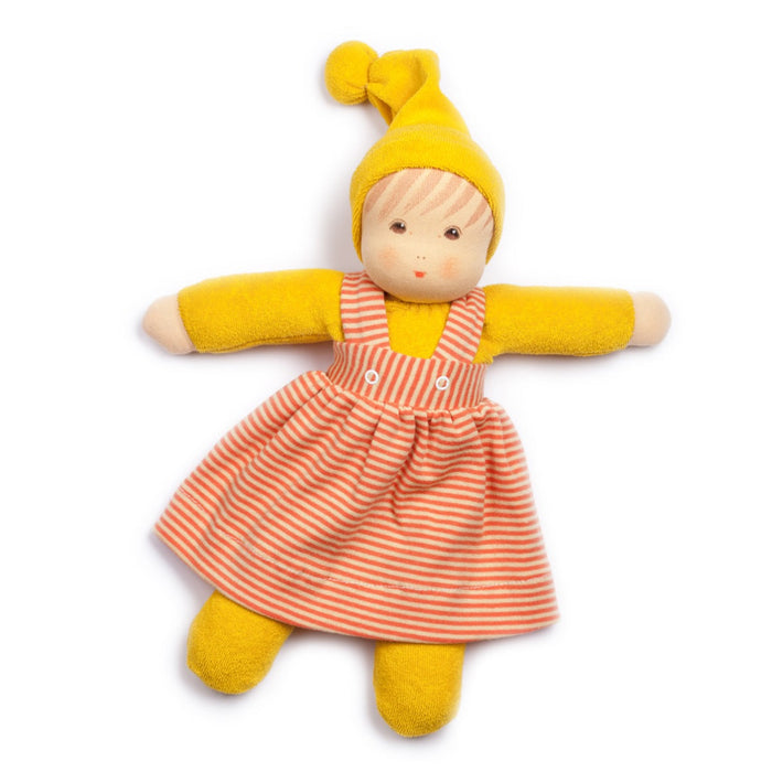 122049 Nanchen Natur Little Girl Doll Yellow