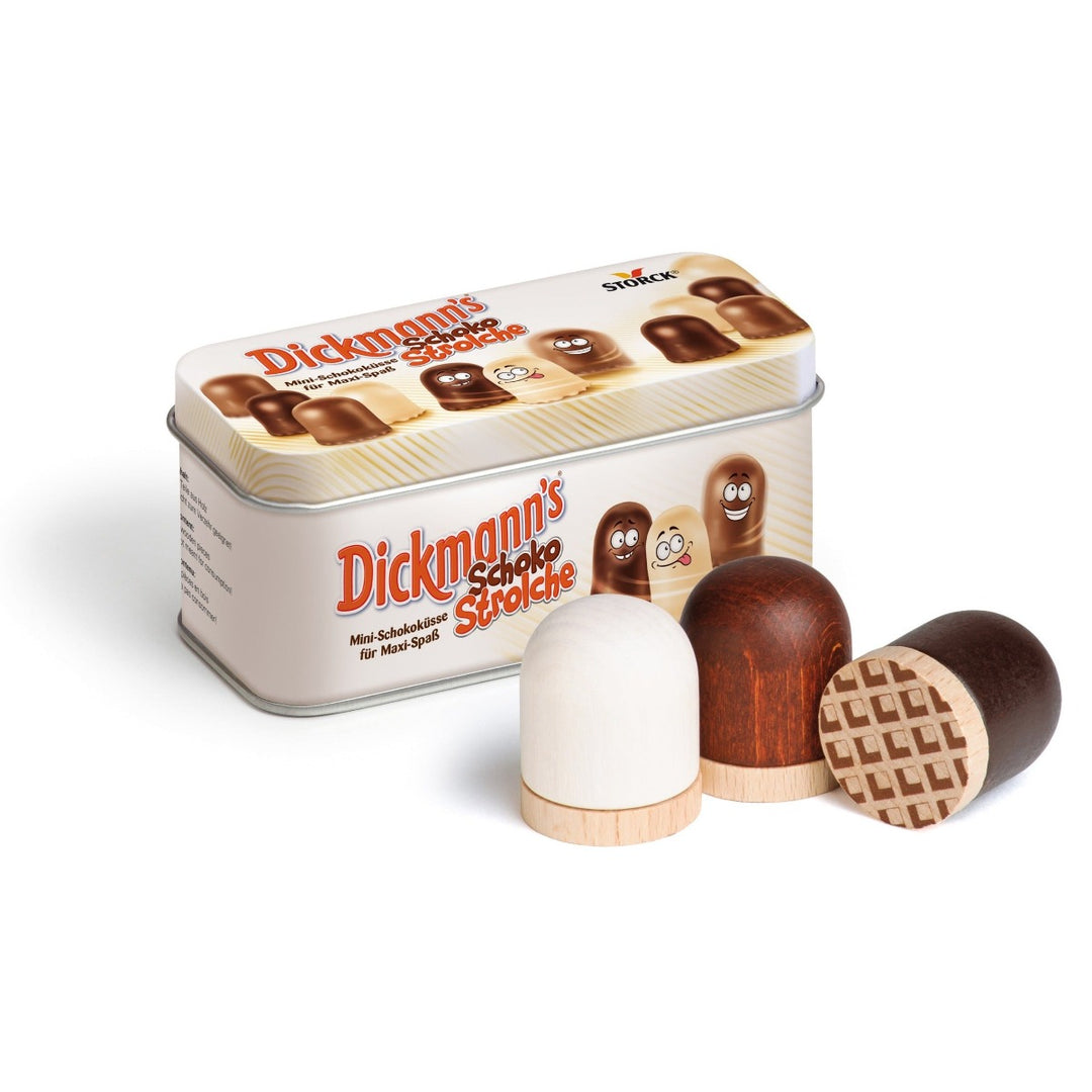13083 Erzi Chocolate Covered Marshmallows in a Tin
