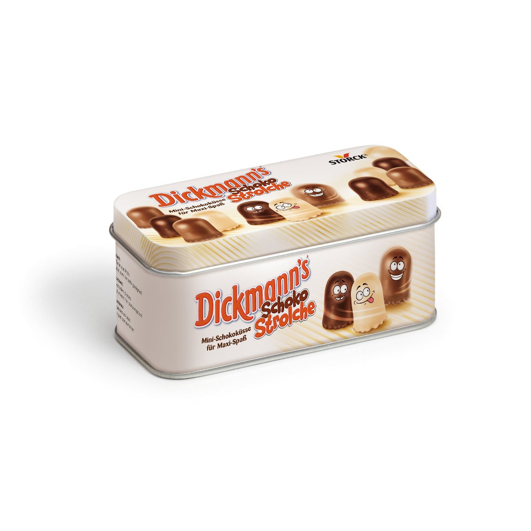 13083 Erzi Chocolate Covered Marshmallows in a Tin