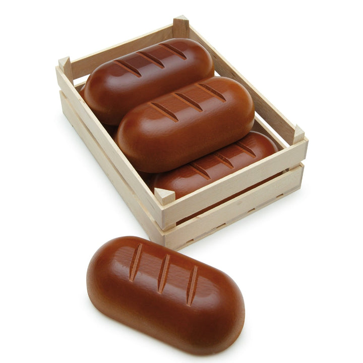 Erzi Loaf of Bread Wooden Play Food for Children's Pretend Play from Australia