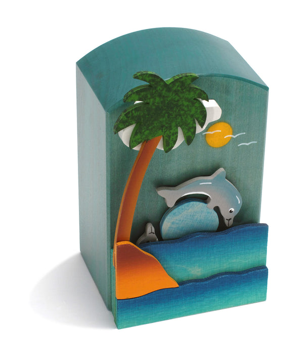 14501 Weizenkorn Motion Music Box Dolphin 