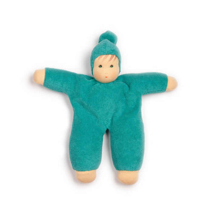 151027 Nanchen Natur Cuddle Me Doll Turquoise