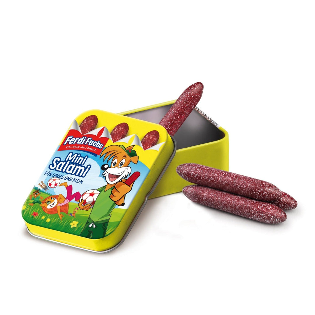 Erzi Mini Salamis in a Tin Wooden Play Food for Children's Pretend Play from Australia