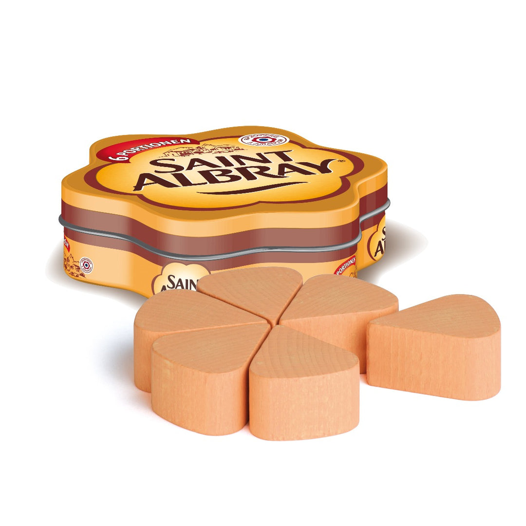 Erzi Saint Albtray Cheese in a Tin Wooden Play Food for Children's Pretend Play from Australia