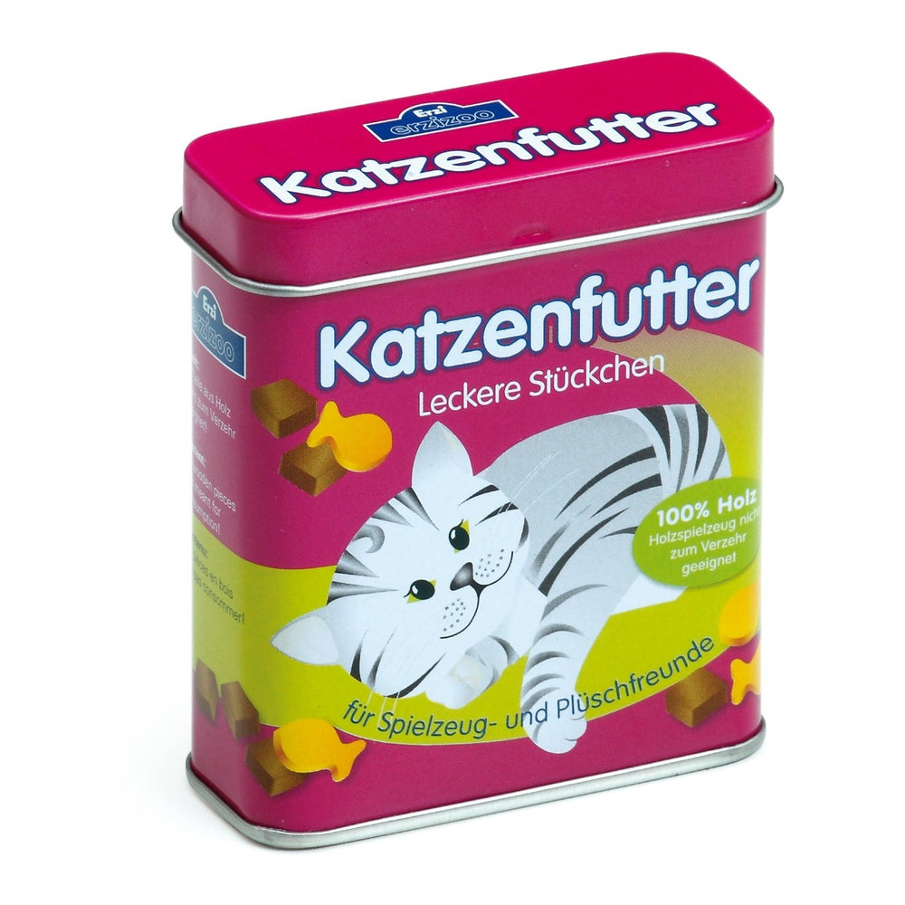 18461 Erzi Cat Food in a Tin