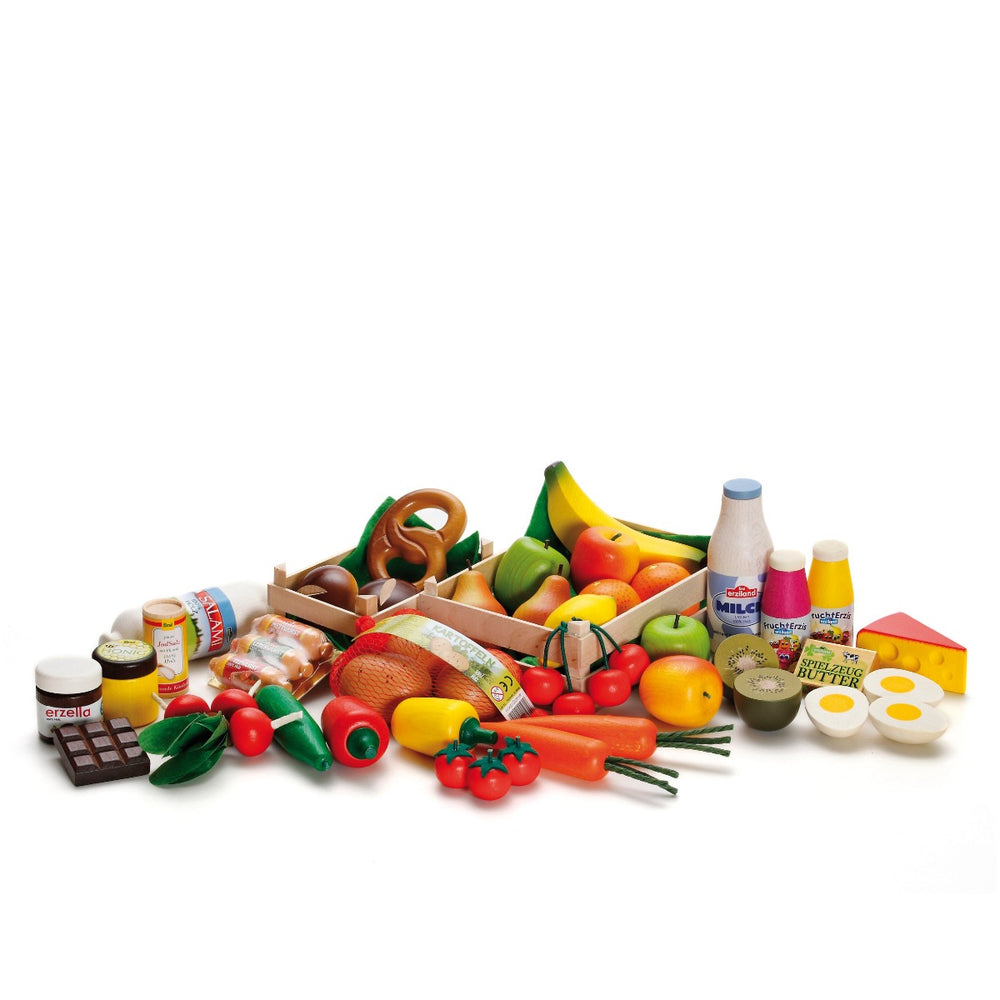 Erzi Big Shop Assortment Wooden Play Food for Children's Pretend Play from Australia
