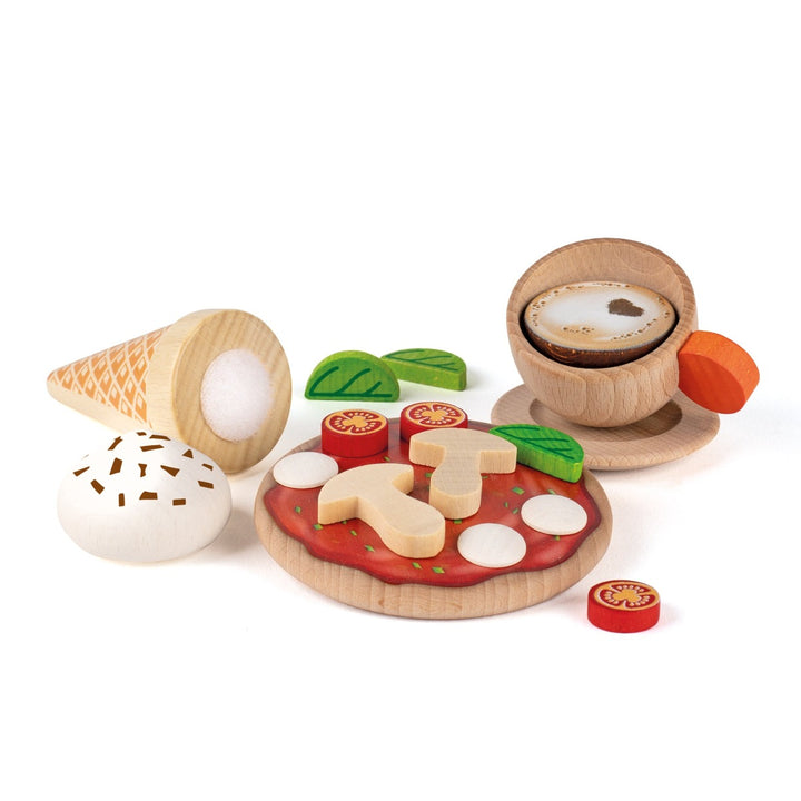 Erzi Italian Assortment Wooden Play Food for Children's Pretend Play from Australia