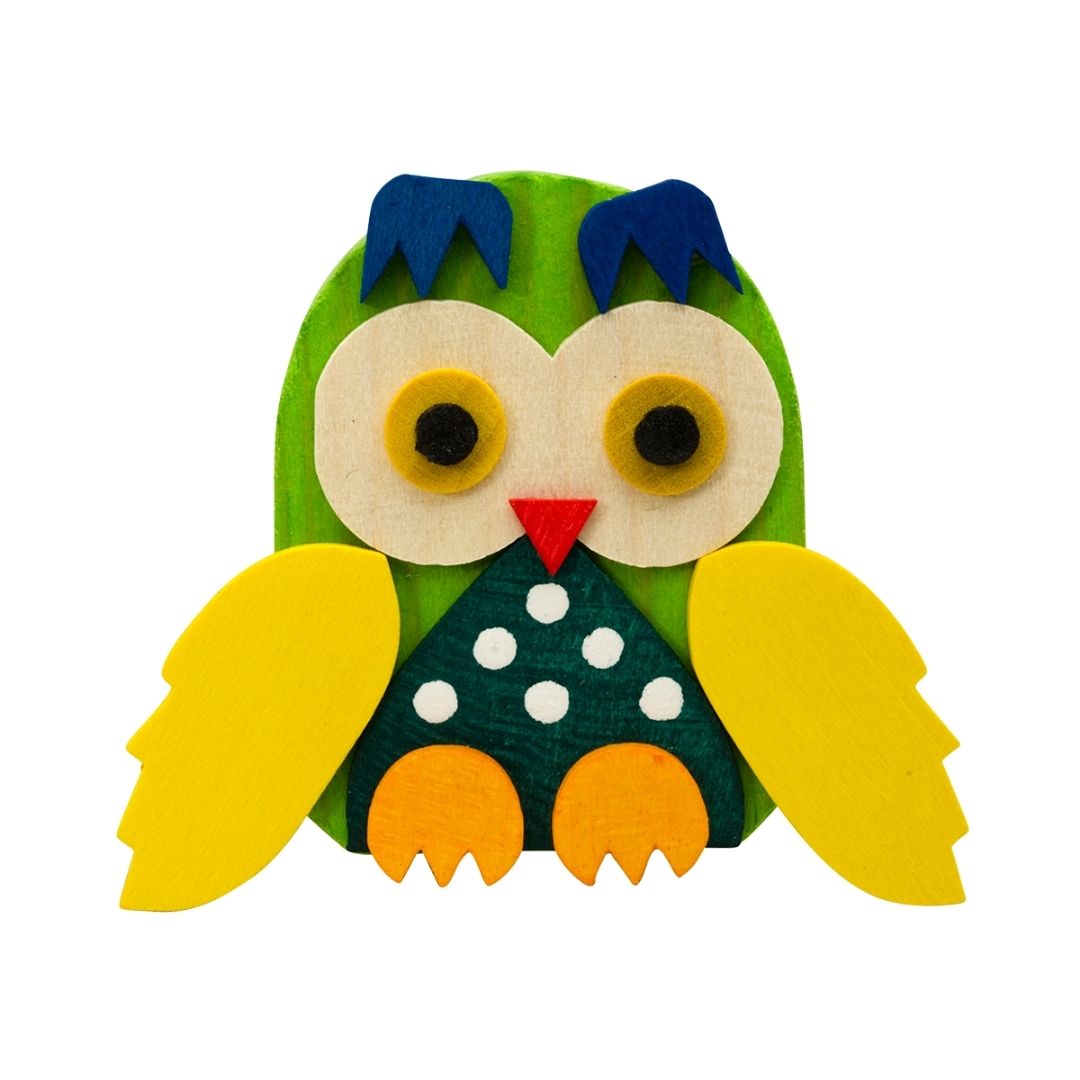 32100 Graupner Christmas Tree Ornament Owl with Clip Set of 12 Pieces