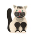 32300 Graupner Ornament Cat with Clip Set of 12 Pieces