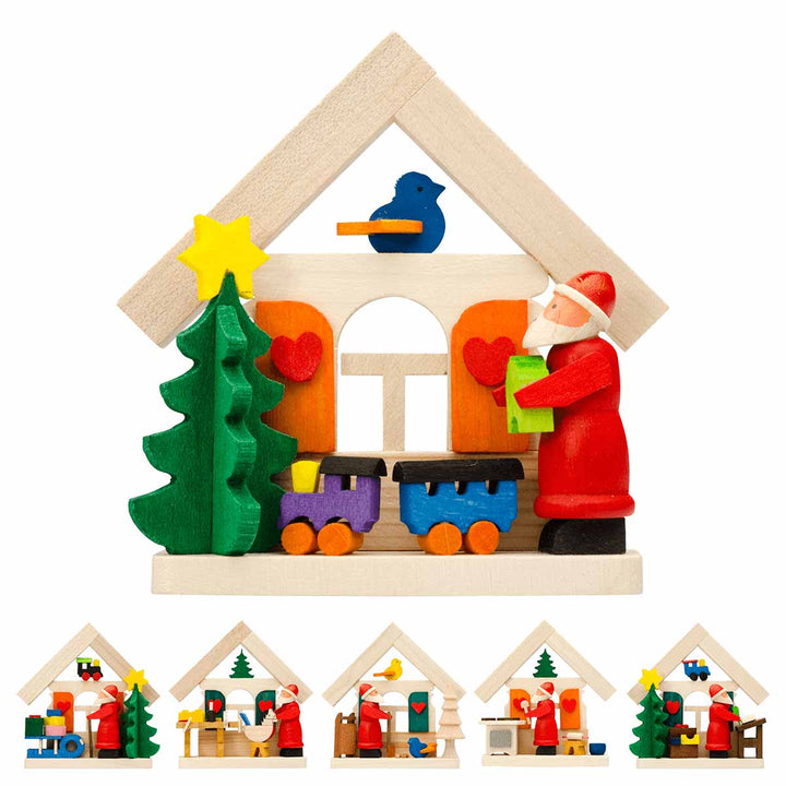 Christmas Tree Ornament - Santa Claus House