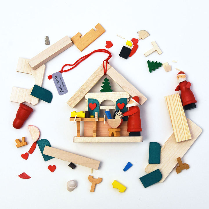 Christmas Tree Ornament - Santa Claus House