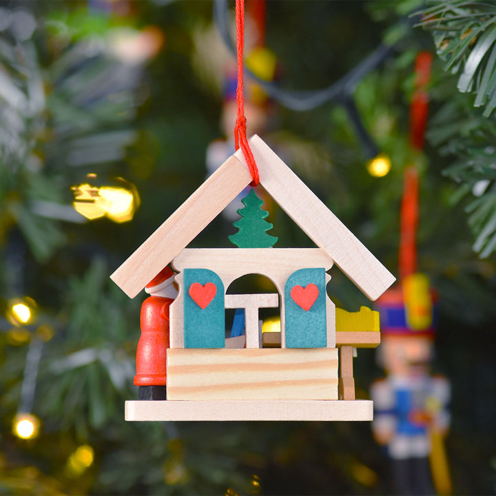 Christmas Tree Ornament - Santa Claus House