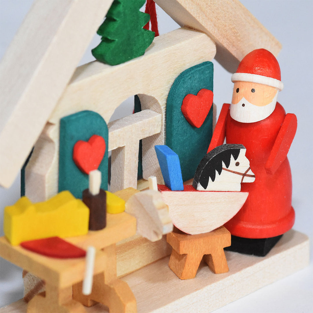 Christmas Tree Ornament - Santa Claus House