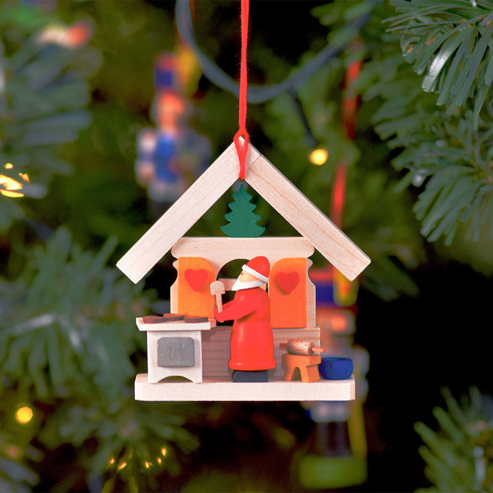 Christmas Tree Ornament - Santa Claus House